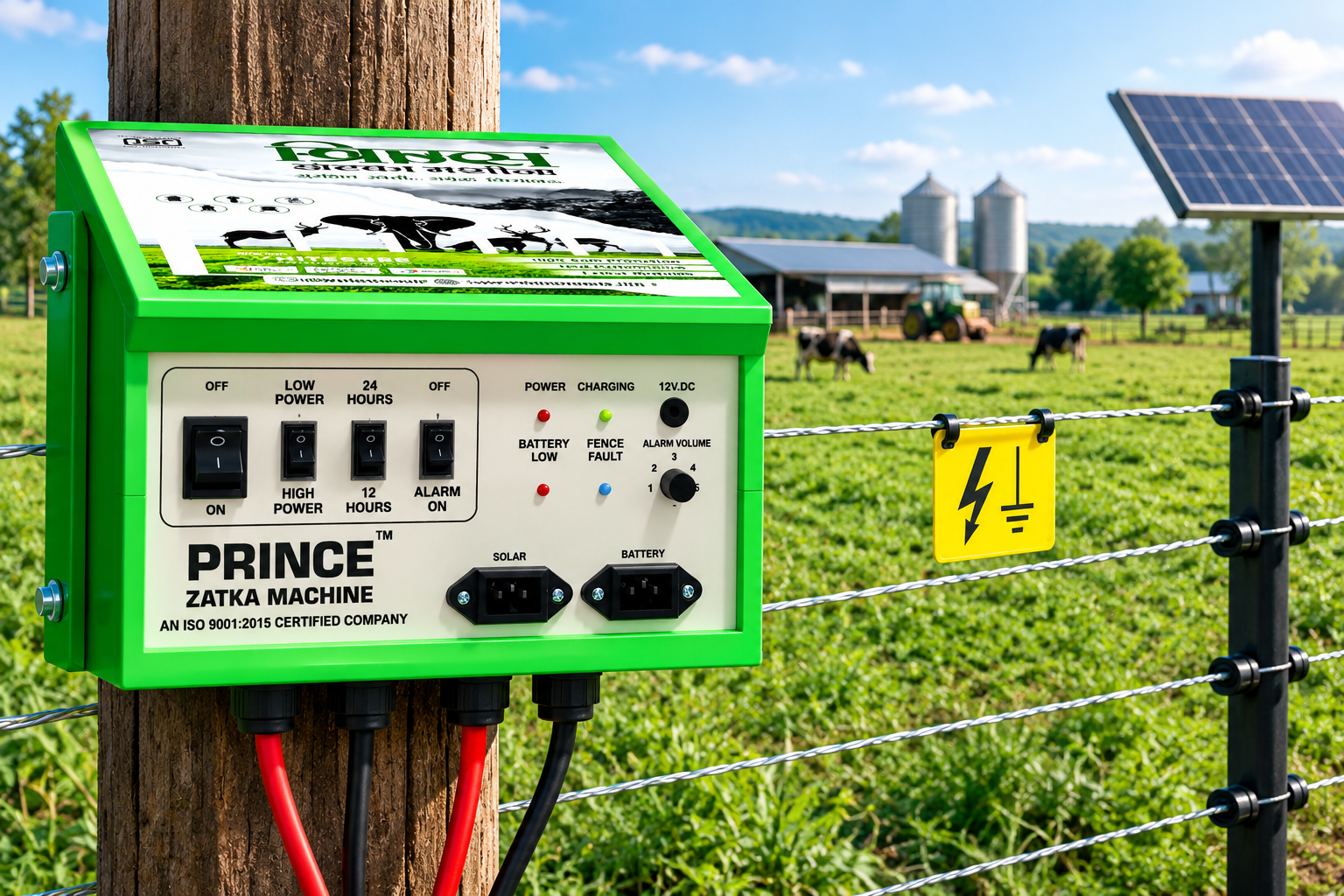 Electric Fence for Farm & Property Security
